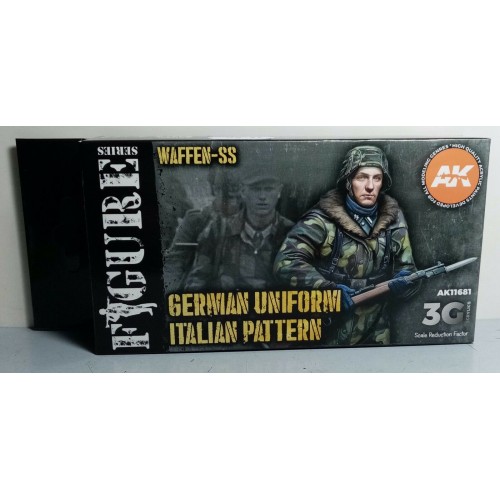 AK 3rd Generation Acrylics WW II Geran and Itlian Camouflage 6 X 17 ml AK11681
